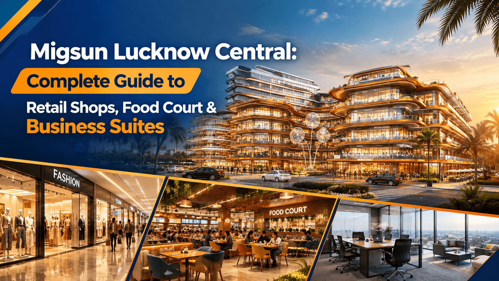 Migsun Lucknow Central Complete Guide to Retail Shops, Food Court & Business Suites